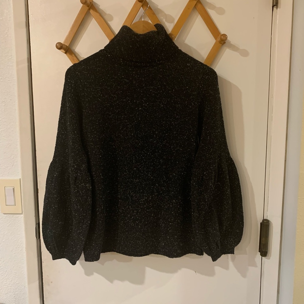 Elegant Black Turtleneck Sweater